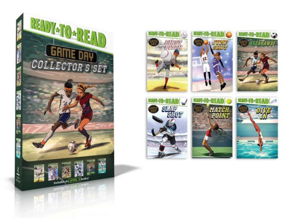 Game Day Collector's Set (Boxed Set): First Pitch; Jump Shot; Breakaway; Slap Shot; Match Point; Dive In
