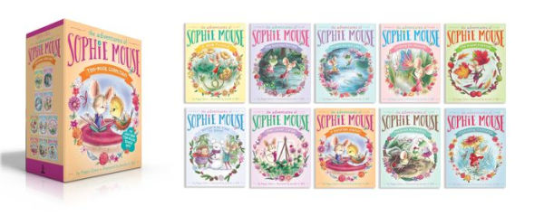 The Adventures of Sophie Mouse Ten-Book Collection (Boxed Set): A New Friend; The Emerald Berries; Forget-Me-Not Lake; Looking for Winston; The Maple Festival; Winter's No Time to Sleep!; The Clover Curse; A Surprise Visitor; The Great Big Paw Print; It's