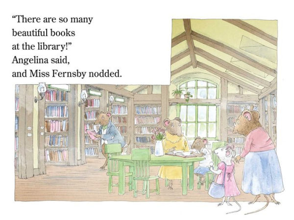 Angelina Ballerina Loves the Library: Ready-to-Read Level 1