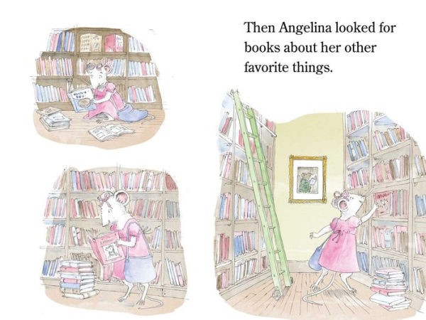 Angelina Ballerina Loves the Library: Ready-to-Read Level 1