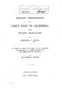 Personal Reminiscences of Early Days in California, With Other Sketches