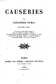 Title: Causeries, Author: Alexandre Dumas