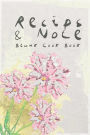 Recipes & Note Blank Cook Book