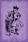 Alice in Wonderland Journal - Party Girl Alice (Purple): 100 page 6