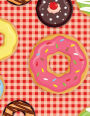 Blank Book Journal: Yummy Doughnut Diary Notebook: 8.5 x 11 size 120 lined pages!