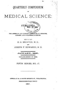 Title: Quarterly Compendium of Medical Science, Author: D. G. Brinton