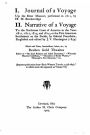I. Journal of a Voyage Up the River Missouri, Performed in 1811, II. Narrative of a Voyage