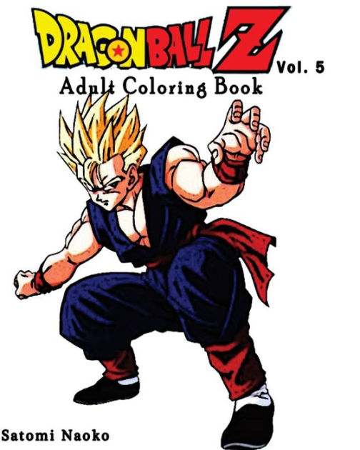 Dragon Ball Z Adult Coloring Book Series Vol 5 Coloring Book Paperback
