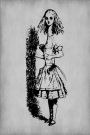 Alice in Wonderland Journal - Tall Alice (Grey): 100 page 6