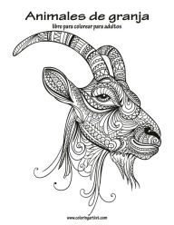 Title: Animales de granja libro para colorear para adultos 1, Author: Nick Snels