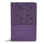 KJV Giant Print Reference Bible, Purple LeatherTouch, Indexed