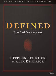 Books download for free Defined - Teen Guys' Bible Study Book: Who God Says You Are 9781535960076 by Alex Kendrick, Stephen Kendrick (English Edition) iBook DJVU PDB