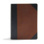 CSB Study Bible, Black/Brown LeatherTouch: Faithful and True