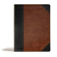 CSB Tony Evans Study Bible, Black/Brown LeatherTouch