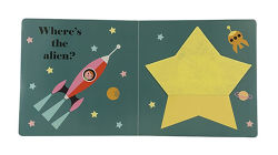 Alternative view 8 of Where's the Astronaut?: (An Interactive, Sensory Lift-the-Flap Book with Felt Flaps and a Mirror for Babies & Toddlers. Friendly Outerspace Friends Include a Space Dog, Alien, & More.)