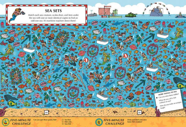 Where's Waldo? The Boredom Buster Book: 5-Minute Challenges