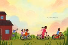 Alternative view 2 of The Bicycle Girl: Jyoti Kumari's Amazing Journey Across India