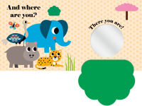 Alternative view 3 of Where's the Elephant?: (An Interactive, Sensory Lift-the-Flap Book with Felt Flaps and a Mirror for Babies & Toddlers. African Safari Animals Include a Cheetah, Hippo, & Ostrich.)