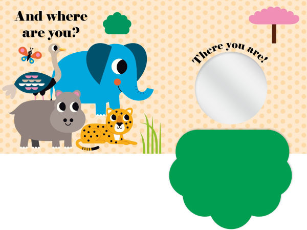 Where's the Elephant?: (An Interactive, Sensory Lift-the-Flap Book with Felt Flaps and a Mirror for Babies & Toddlers. African Safari Animals Include a Cheetah, Hippo, & Ostrich.)