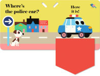 Alternative view 2 of Where's the Fire Truck?: A Stroller Book: (An Interactive, Sensory Lift-the-Flap Book with Felt Flaps and a Mirror for Babies & Toddlers. Vehicles Include a Police Car, Ambulance, & Helicopter.)