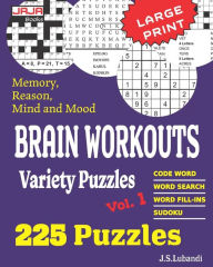 Title: Brain Workouts Variety Puzzles, Author: Jaja Media