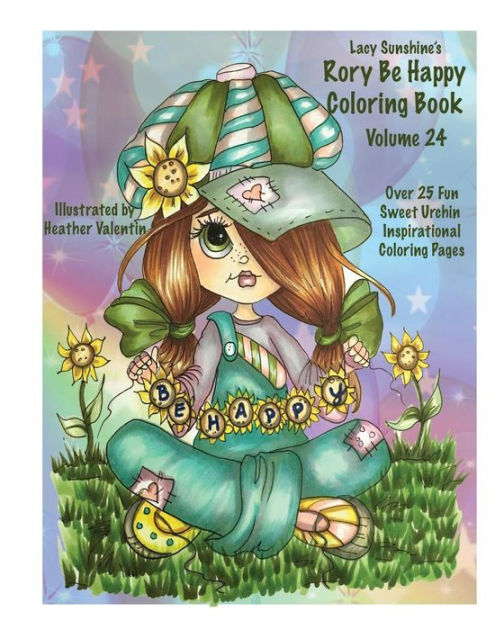 Lacy Sunshine's Rory Be Happy Coloring Book Volume 24 Big Eyed Sweet