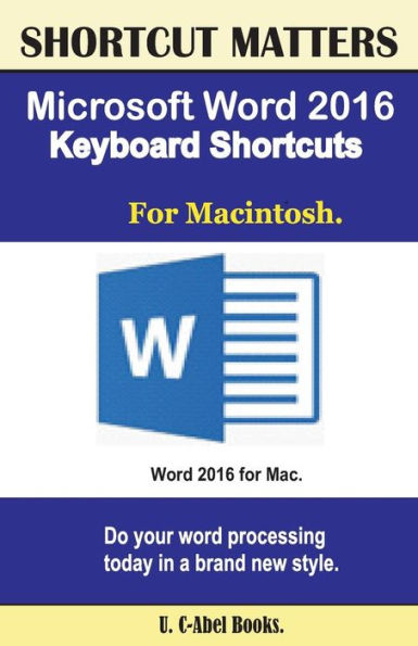 Microsoft Word 2016 Keyboard Shortcuts For Macintosh