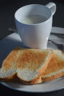 Tea and Toast for Breakfast Journal: 150 Page Lined Notebook/Diary