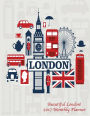 Beautiful London! 2017 Monthly Planner: 16 Month August 2016-December 2017 Academic Calendar with Large 8.5x11 Pages