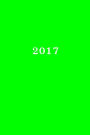 2017: Calendario/Planificador de cita: 1 semana en 2 lados, Formato 6