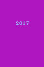 2017: Calendar/Planner/Appointment Book: 1 week on 2 pages, Format 6