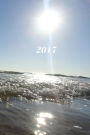 2017: Kalender/Terminplaner: 1 Woche auf 2 Seiten, Format ca. A5, Cover Meer