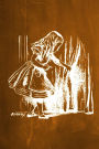 Alice in Wonderland Chalkboard Journal - Alice and The Secret Door (Orange): 100 page 6
