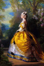 Marie Antoinette Art Journal: 150 Page Lined Notebook/Diary