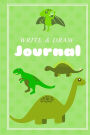 Write amp; Draw ?Journal: Small Dinosaur Sketchbook for Kids to Write or Draw in, 6x9, Artist Drawing Paper, Blank Notebook