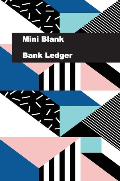 mini blank bank ledger by journals for all paperback barnes noble