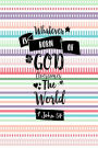 Whatever is born of God overcomes the world: Bible Verse Quote Cover Composition Notebook Portable
