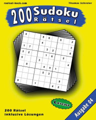 Title: 200 leichte Zahlen-Sudoku 04: 200 leichte 9x9 Sudoku mit Lösungen, Ausgabe 04, Author: Thomas Schreier