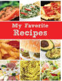 My Favorite Recipes: Blank Cookbook
