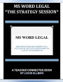 MS Word Legal -- The Strategy Session