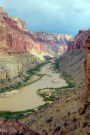 Aerial View of the Colorado River at the Grand Canyon Journal: 150 Page Lined Notebook/Diary