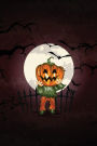 Full Moon Jack Scarecrow Grid Notebook: 150 page Grid Notebook Journal Diary