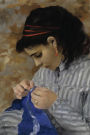 Pierre-Auguste Renoir's 'Lise Sewing' Art of Life Journal (Lined)