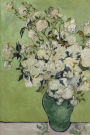Vincent van Gogh's 'Pink Roses in a Vase' Art of Life Journal (Lined)