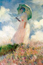 Claude Monet's 'Study of a Figure Outdoors: Woman with a Parasol, facing left' A