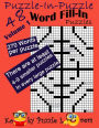 Puzzle-in-Puzzle Word Fill-In, Volume 1, Over 270 words per puzzle