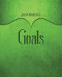 Goals Journal: Green 8x10 128 Page Lined Journal Notebook Diary (Volume 1)