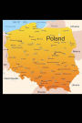 Map of Poland Journal: 150 page lined notebook/diary
