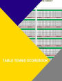 table tennis scorebook