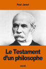 Le Testament d'un philosophe